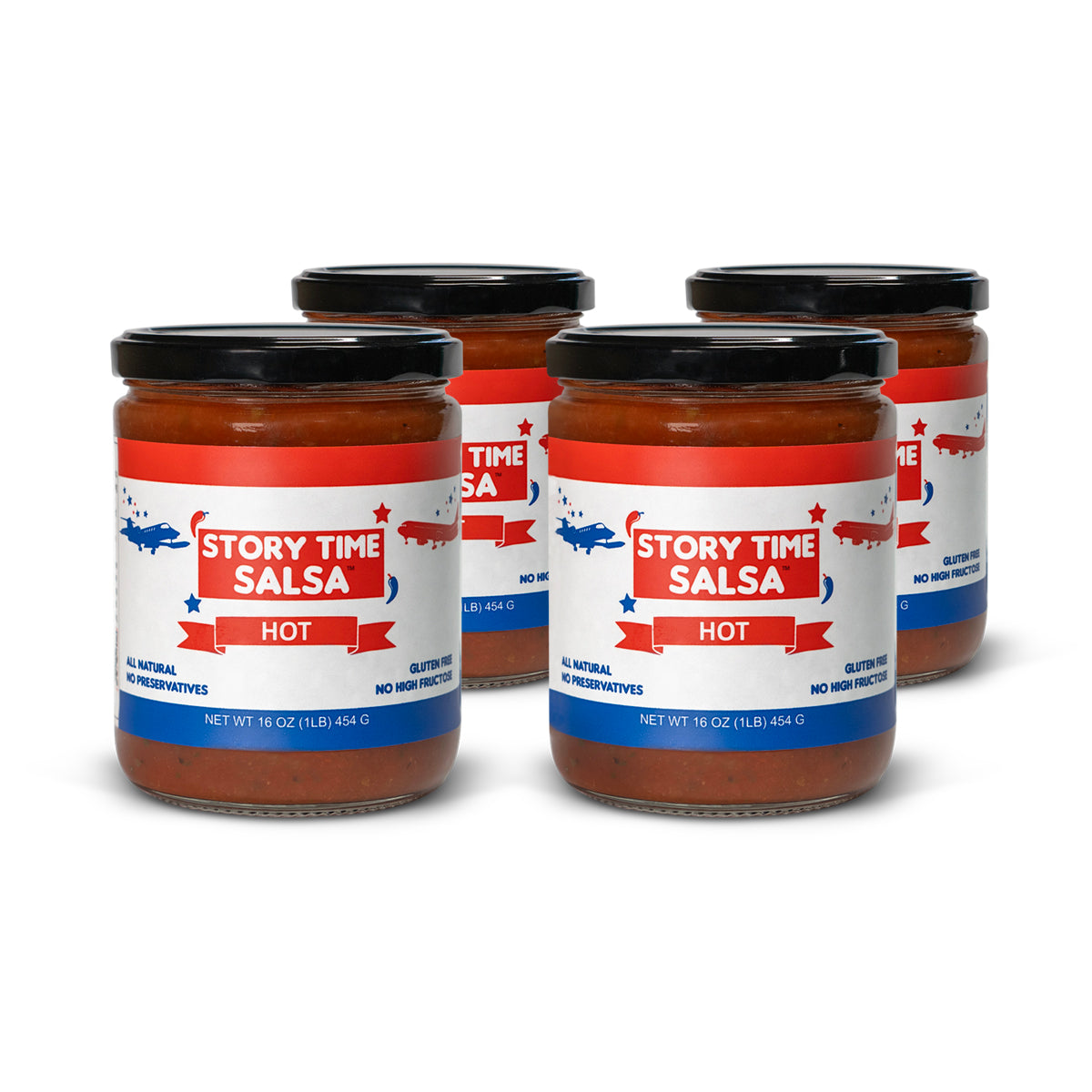 4-Pack Hot Salsa