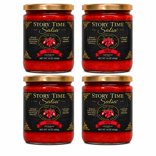Hot Story Time Salsa 4 Pack
