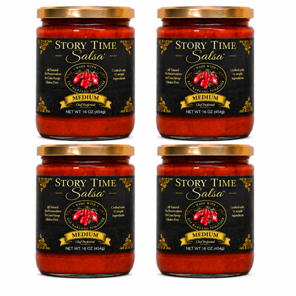 Medium Story Time Salsa 4 Pack