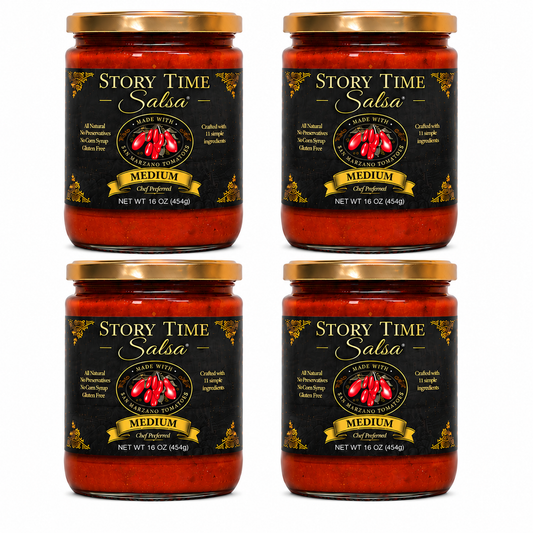 Medium Story Time Salsa 4 Pack