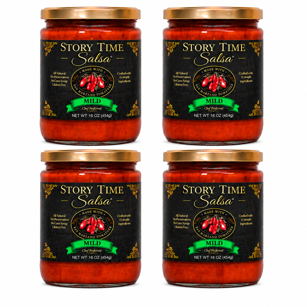 Mild Story Time Salsa 4 Pack