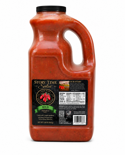 Mild Story Time Salsa Jug (Equivalent to 8.6 Jars)